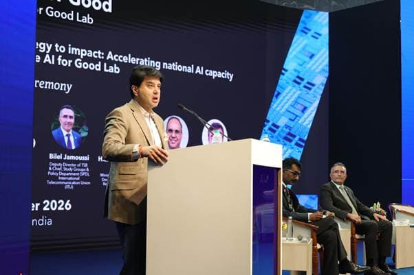 Jyotiraditya Scindia Inaugurates AI for Good Lab Workshop at IMC 2026